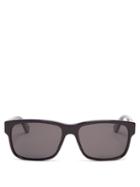 Matchesfashion.com Gucci - Square Frame Acetate Glasses - Mens - Black