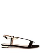Matchesfashion.com Aquazzura - Vogue Flat Sandals - Womens - Black