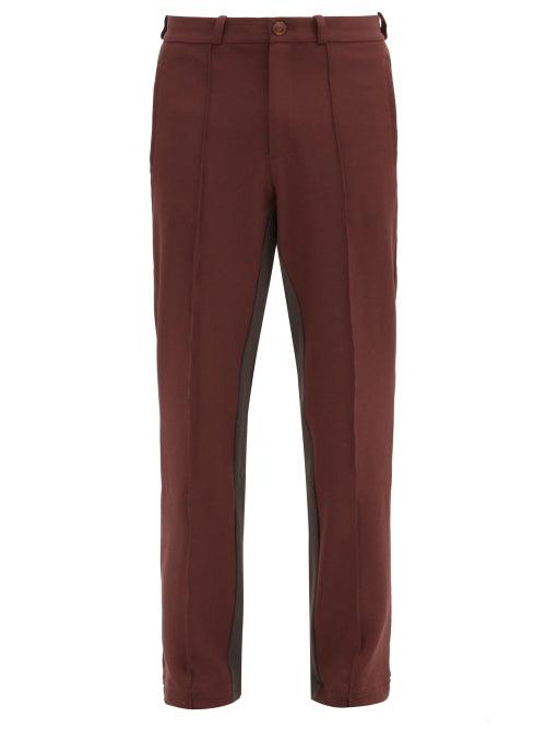 Matchesfashion.com Adidas X Wales Bonner - Panelled Recycled Polyester-blend Twill Trousers - Mens - Brown