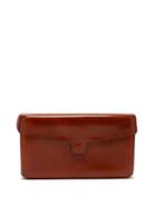 Matchesfashion.com Lemaire - Vegetable Tanned Leather Clutch - Womens - Tan
