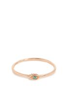 Delfina Delettrez Emerald & Rose-gold Ring