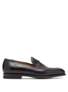 Matchesfashion.com John Lobb - Amble Leather Penny Loafers - Mens - Black