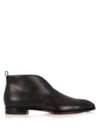 Matchesfashion.com Christian Louboutin - Milan Leather Boots - Mens - Black