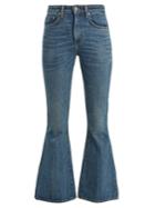 Brock Collection Belle Flared Cropped Jeans