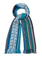 Burberry Prorsum Jacquard Wool And Cotton-blend Scarf