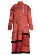 By Walid Amani 19th-century Embroidered Panelled-silk Coat