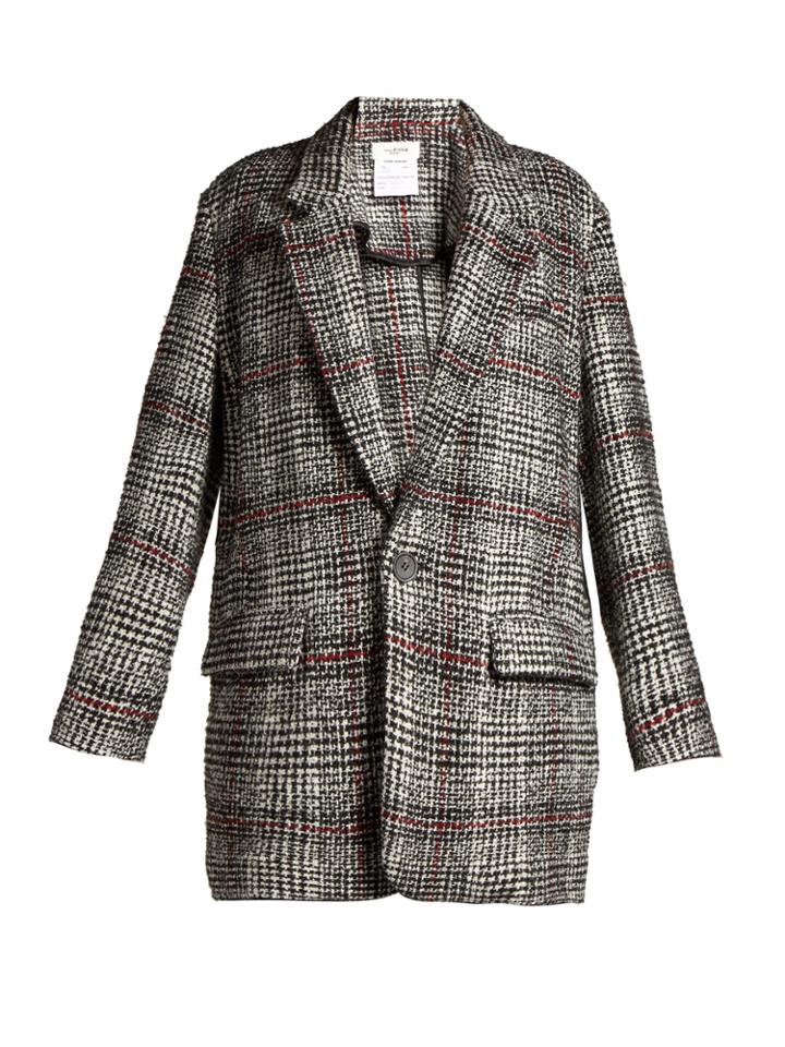 Isabel Marant Étoile Erix Checked Tweed Blazer