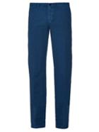 Massimo Alba Slim-leg Linen And Cotton-blend Trousers