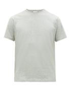 Matchesfashion.com Sunspel - Riviera Crew Neck Cotton T Shirt - Mens - Grey