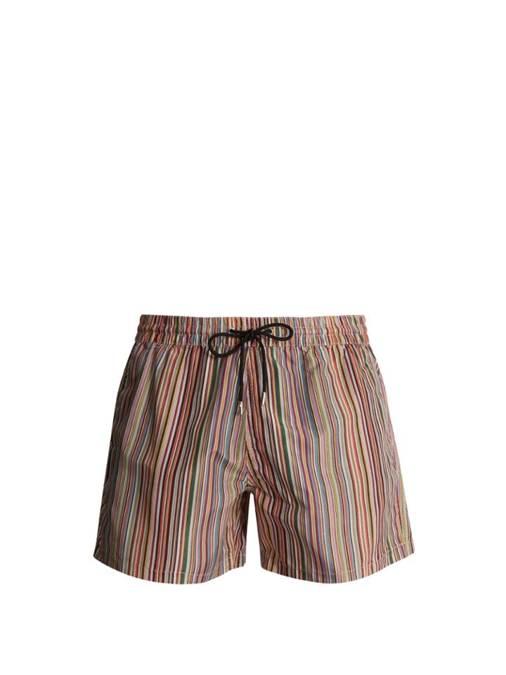 Paul Smith Stripe-print Swim Shorts