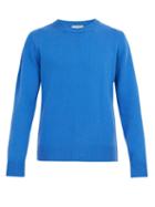 Matchesfashion.com Ditions M.r - Alain Merino Wool Blend Sweater - Mens - Blue
