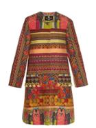 Matchesfashion.com Etro - Pompom Embellished Woven Coat - Womens - Red Multi