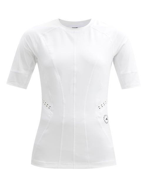 Adidas By Stella Mccartney - Truepurpose Recycled Fibre-blend T-shirt - Womens - White