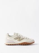 New Balance - Rc30 Leather And Suede Trainers - Womens - Grey White