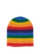 Matchesfashion.com The Elder Statesman - Lil' Lookout Striped Cashmere Beanie Hat - Womens - Multi
