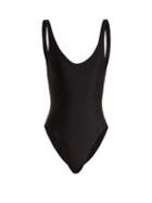 Matchesfashion.com Jade Swim - Contour Scoop Back Swimsuit - Womens - Black