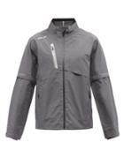 Polo Ralph Lauren - Logo-print Detachable-sleeve Shell Golf Jacket - Mens - Heather Grey