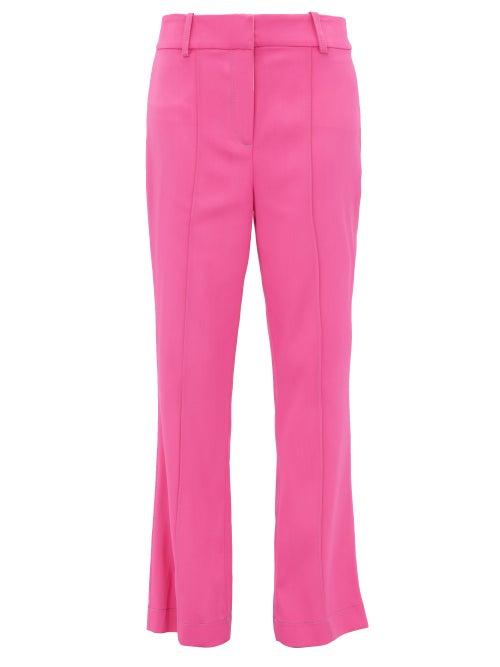 Matchesfashion.com Sies Marjan - Danit Flared Trousers - Womens - Pink