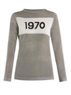 Matchesfashion.com Bella Freud - 1970 Intarsia Knit Sweater - Womens - Silver