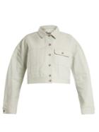Acne Studios Kremi Cropped Denim Jacket