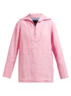 Matchesfashion.com La Fetiche - Andre Linen Shirt - Womens - Pink