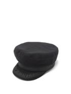 Matchesfashion.com Ann Demeulemeester - Ribbon-trim Wool-blend Mariner's Cap - Womens - Black