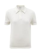 Matchesfashion.com Barrie - Cashmere-blend Terry Polo Shirt - Womens - White