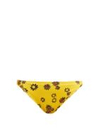 Matchesfashion.com Solid & Striped - Tati Abstract Floral Print Bikini Briefs - Womens - Yellow Print