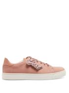 Anya Hindmarch Wink Low-top Brushed-leather Trainers