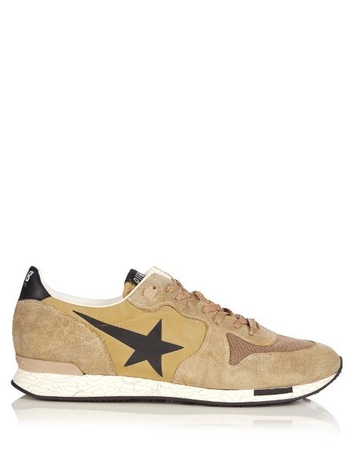 Golden Goose Deluxe Brand Running Low-top Suede And Nylon Trainers