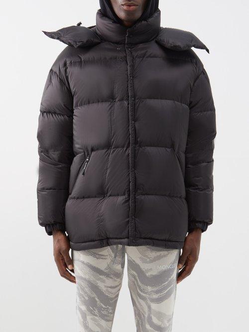 4 Moncler Hyke - Galenstock Quilted Down Hooded Jacket - Mens - Black