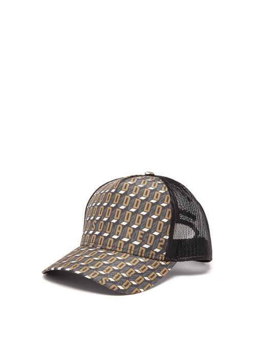 Dsquared2 - Logo-print Technical Baseball Cap - Mens - Brown Multi