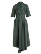 Adam Lippes Pleated Cotton-poplin Dress