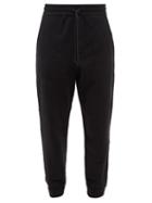 Nanushka - Shay Drawstring Organic-cotton Track Pants - Mens - Black