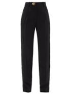 Altuzarra - Hector High-rise Pleated Tailored Trousers - Womens - Black