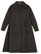 Matchesfashion.com Rochas - Pesaro Patch Pocket Radzmir Coat - Womens - Black