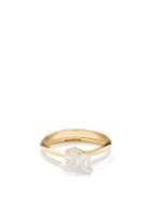 Bea Bongiasca - Drop Cut Diamond, Enamel & 18kt Gold Ring - Womens - White Gold