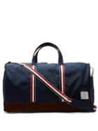Matchesfashion.com Thom Browne - Large Suede Trimmed Canvas Holdall - Mens - Navy