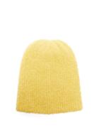 Ladies Accessories The Elder Statesman - Teddy Watchman Cashmere Beanie Hat - Womens - Yellow