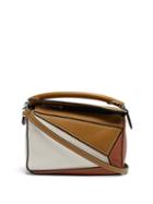 Matchesfashion.com Loewe - Puzzle Mini Leather Cross-body Bag - Womens - Brown Multi