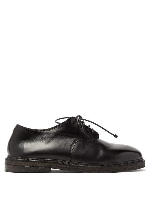 Matchesfashion.com Marsll - Nasello Leather Derby Shoes - Mens - Black
