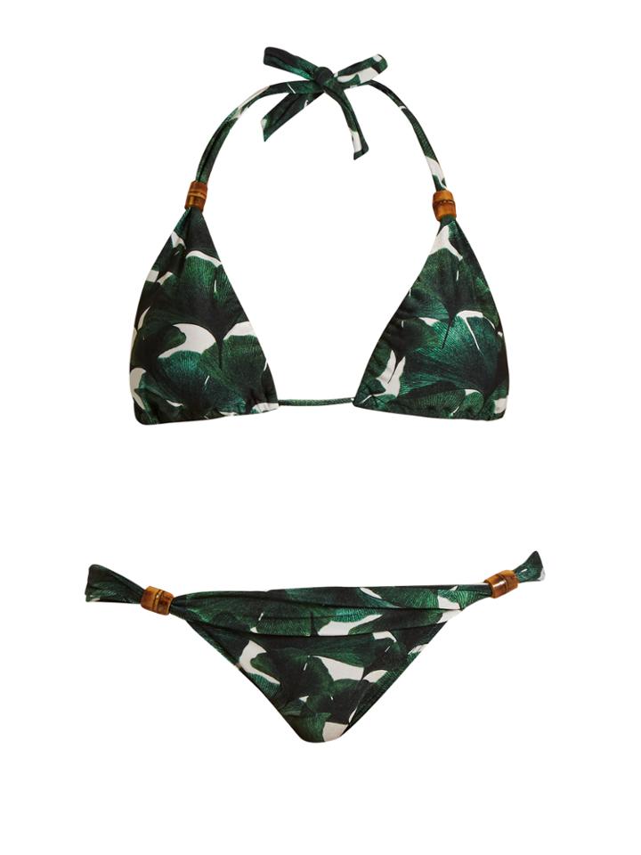 Adriana Degreas Ginkgo-print Bikini