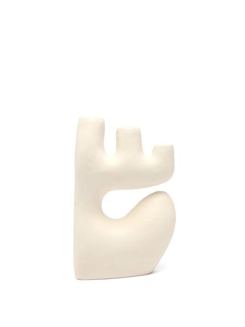 Matchesfashion.com Simone Bodmer Turner - Valentine Ceramic Vessel - Cream