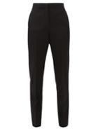 Matchesfashion.com Jil Sander - Slim-leg Wool-crepe Trousers - Womens - Black