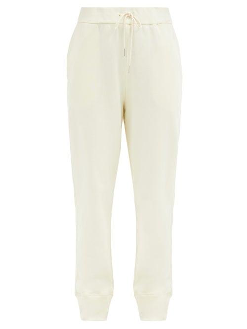 Matchesfashion.com Jil Sander - Drawstring-waist Organic-cotton Track Pants - Womens - Ivory