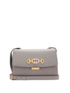 Matchesfashion.com Gucci - Zumi Small Grained Leather Cross Body Bag - Womens - Grey