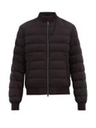 Matchesfashion.com Herno - Il Aviatore Quilted Down Bomber Jacket - Mens - Black