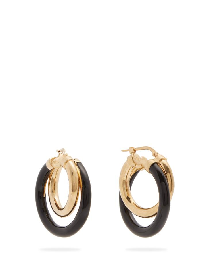 Peter Pilotto Medium Double Hoop Earrings