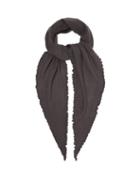 Matchesfashion.com Allude - Fine Knit Cashmere Scarf - Womens - Charcoal