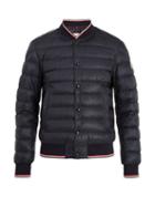 Matchesfashion.com Moncler - Aubry Quilted Down Bomber Jacket - Mens - Navy